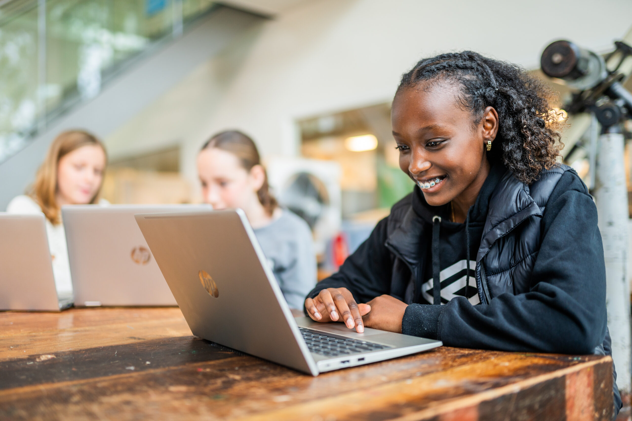 Werken met laptops